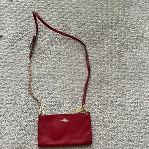 Red Coach Crossbody